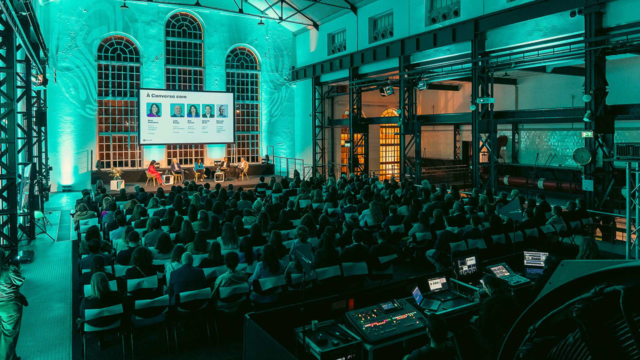 Evento Kenvue, no Museu da Electricidade.