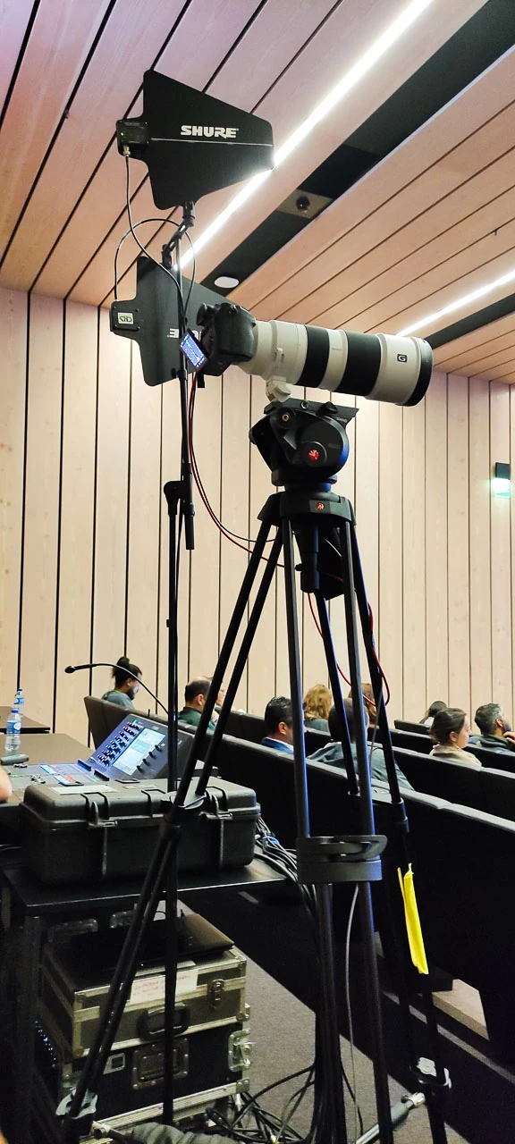 Live Streaming com Teleobjectiva 600mm.